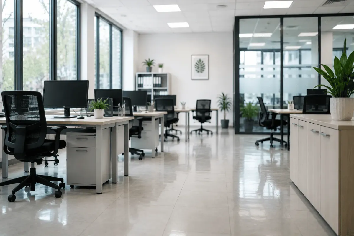 Locaux impeccables à chaque visite — votre équipe travaille dans les meilleures conditions.