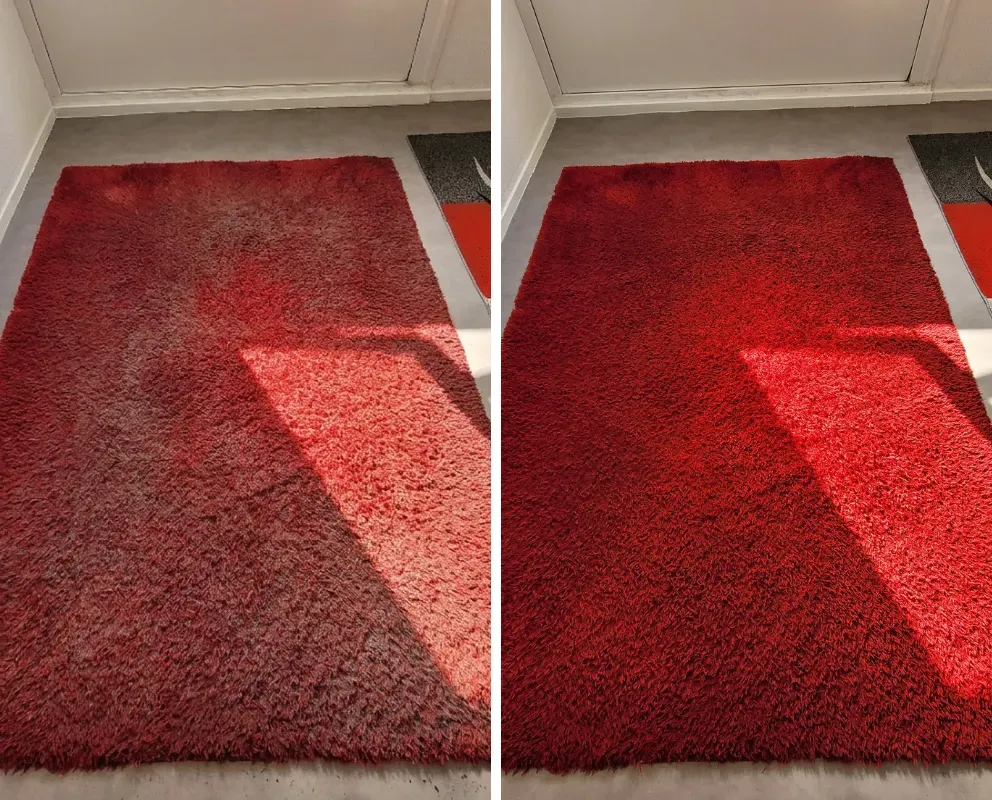 Nettoyage tapis Lormont avant après
